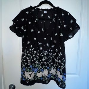 Old Navy floral blouse